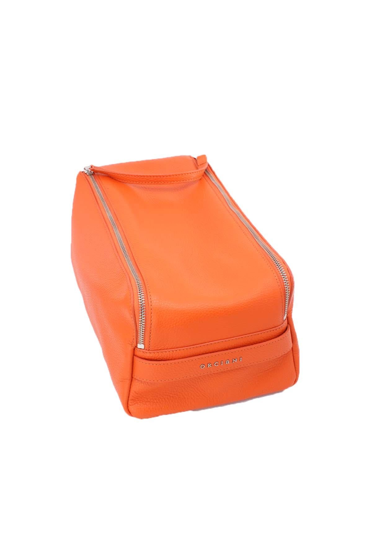 Beauty case uomo in pelle Orciani 