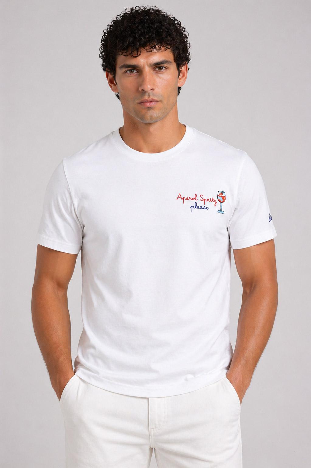Tshirt Uomo in Cotone Aperol Spritz Please 