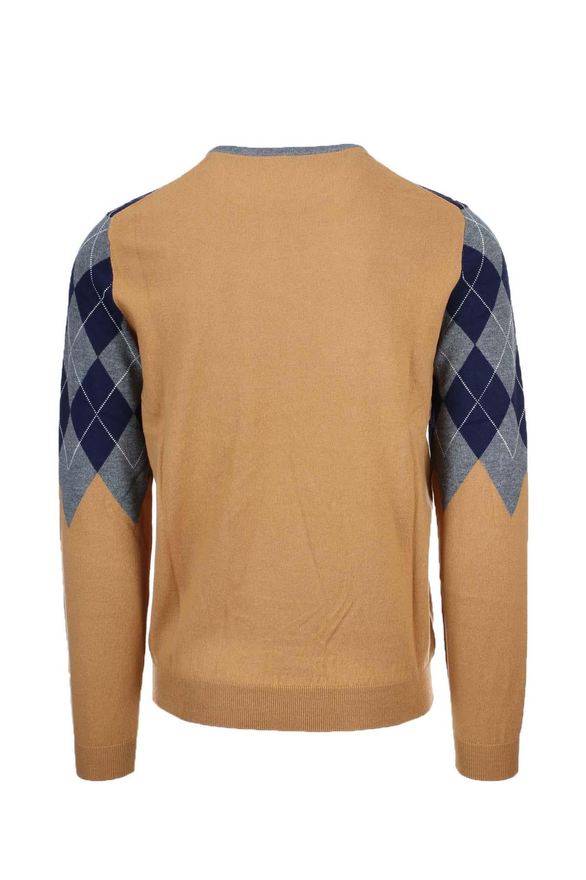 Pullover girocollo rombi 