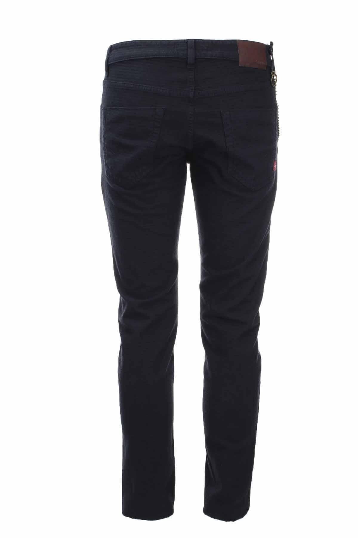 Pantalone 5 tasche in cotone armaturato 