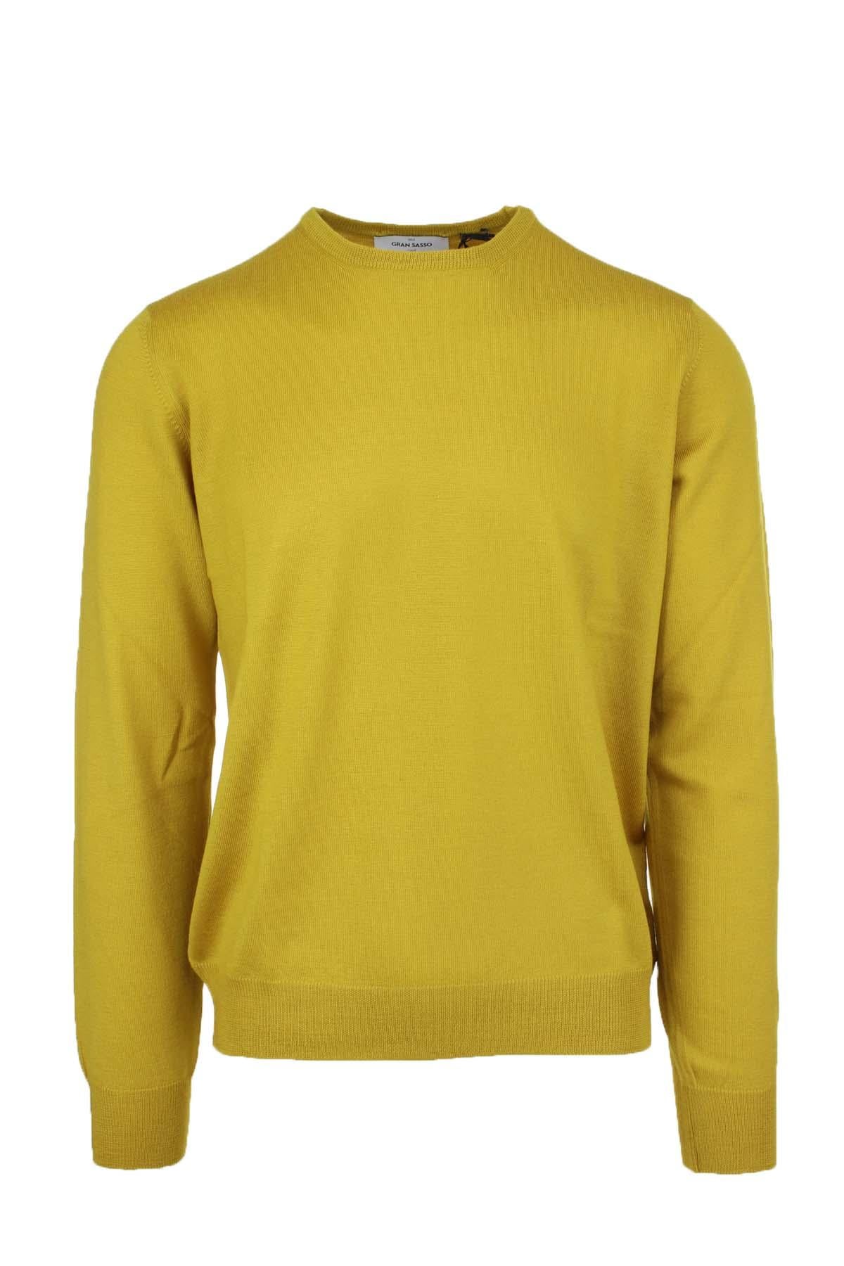 Maglia girocollo in lana merinos 