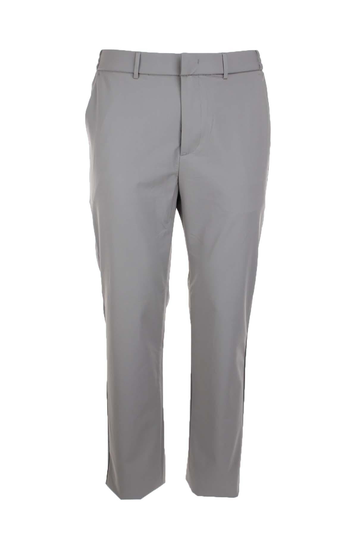 Pantalone chino in tessuto tecnico con elastico 