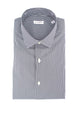 Camicia manica lunga riga in cotone