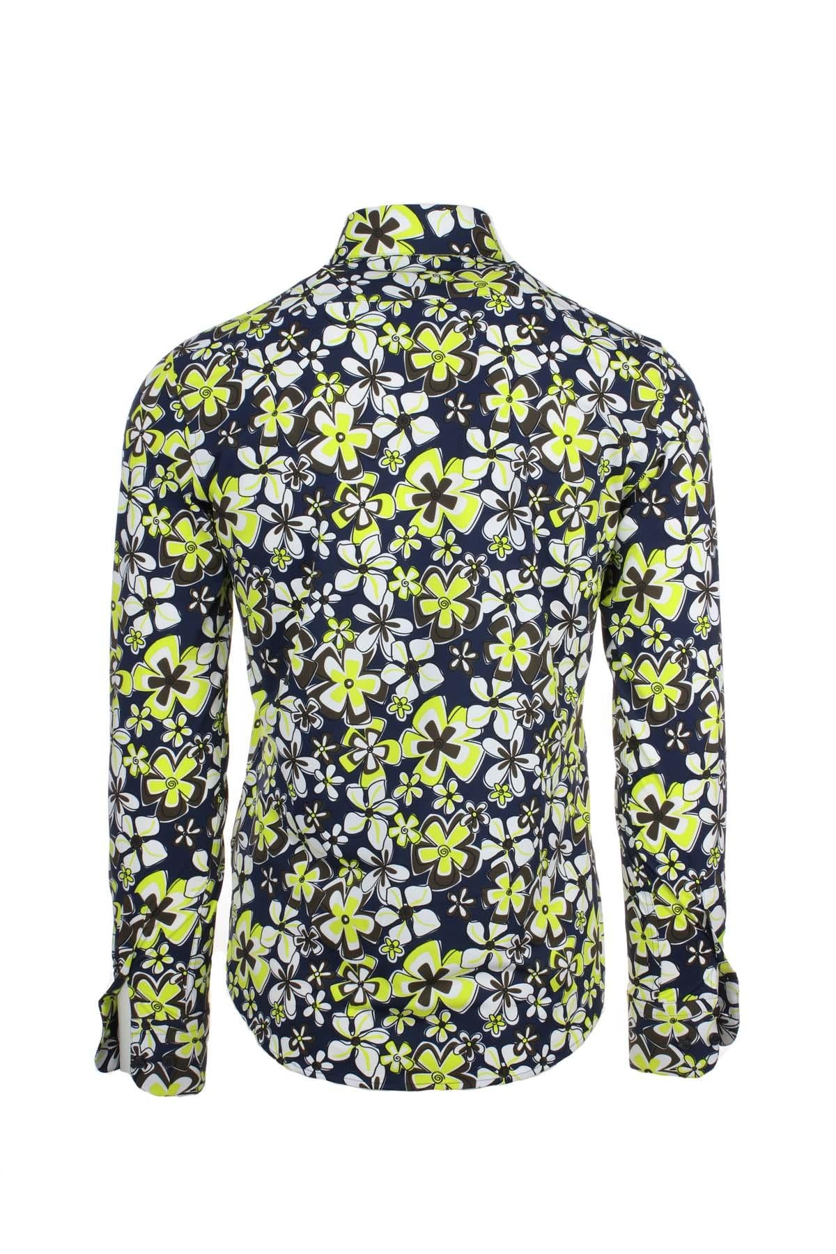 Camicia in tessuto tecnico fantasia 