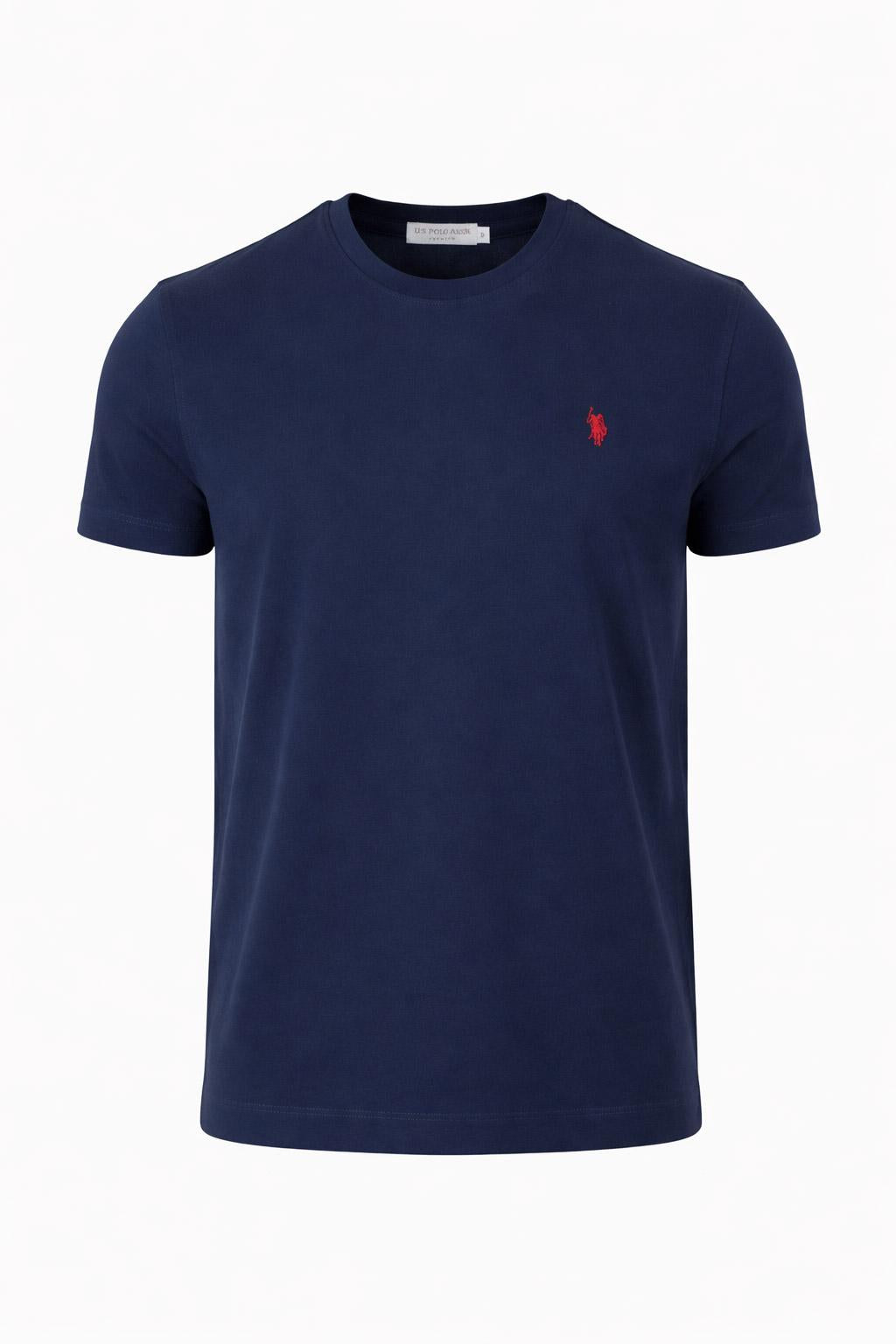 T-shirt uomo in cotone piquet con logo 