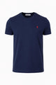 Men's pique cotton T-shirt with logo