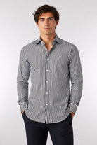 Camicia Uomo a Righe in Tessuto Active 