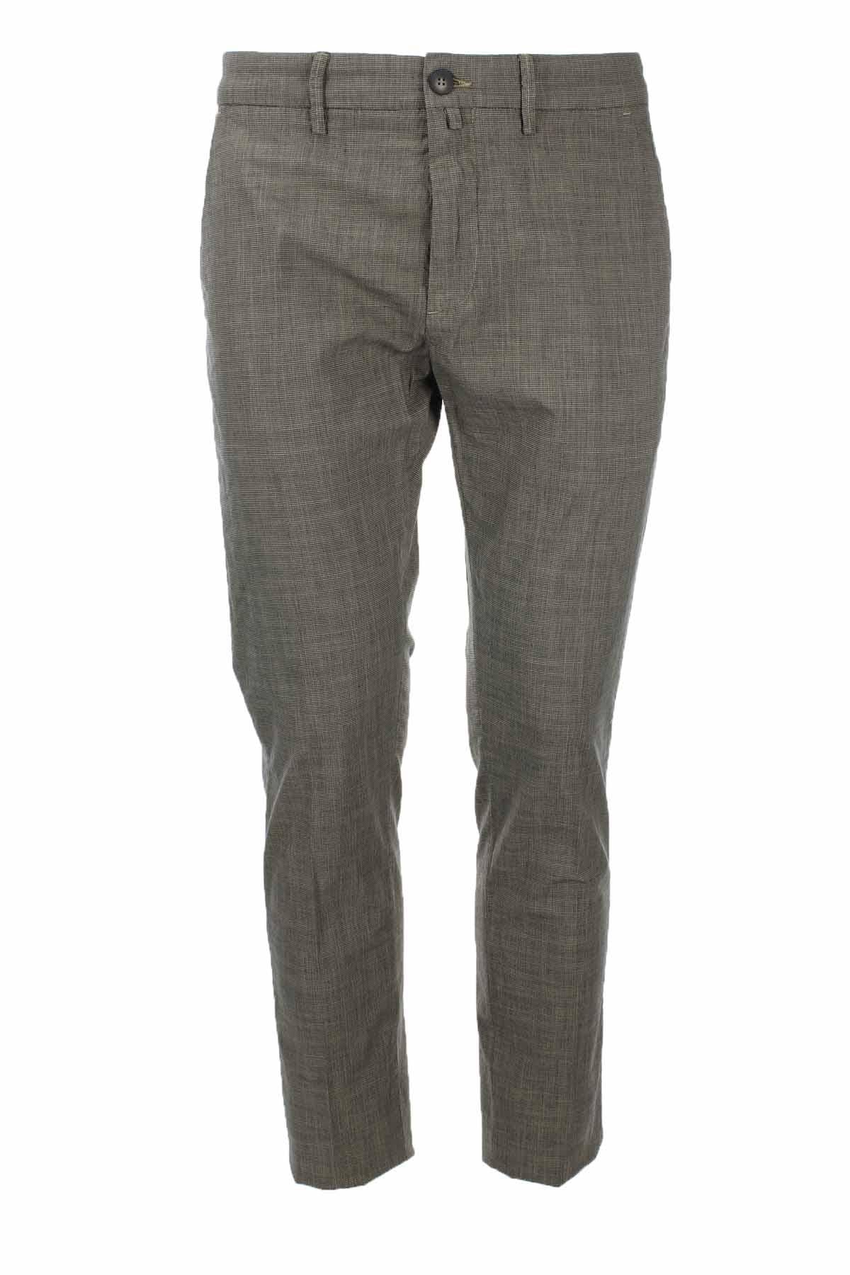 Pantalone Chino in cotone e lino 