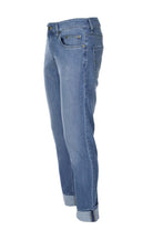 Jeans denim 5 tasche zip 
