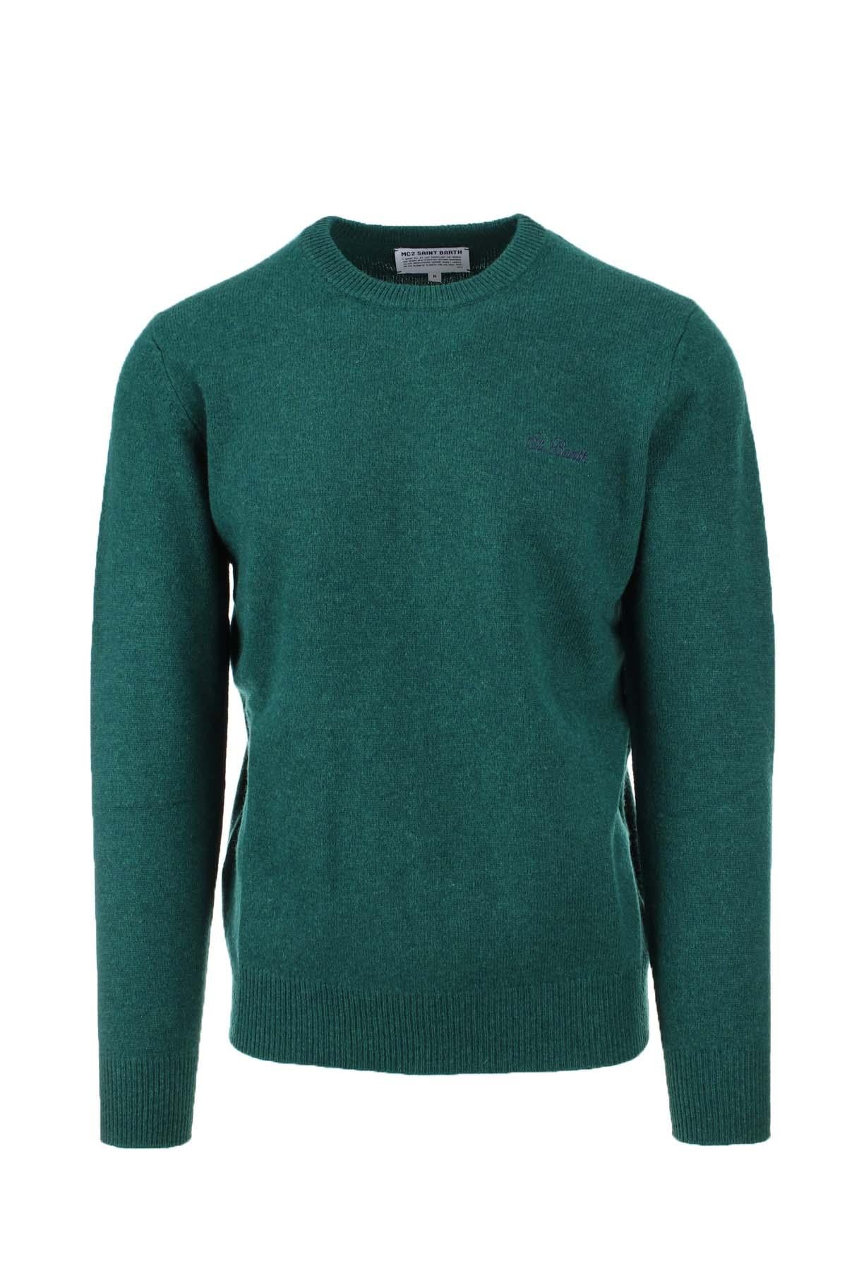 Maglia pullover girocollo in lana Saint Barth 