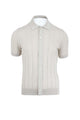 Maglia cardigan con bottoni in filo di cotone