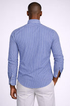 Camicia Uomo a Righe in Cotone Stretch 
