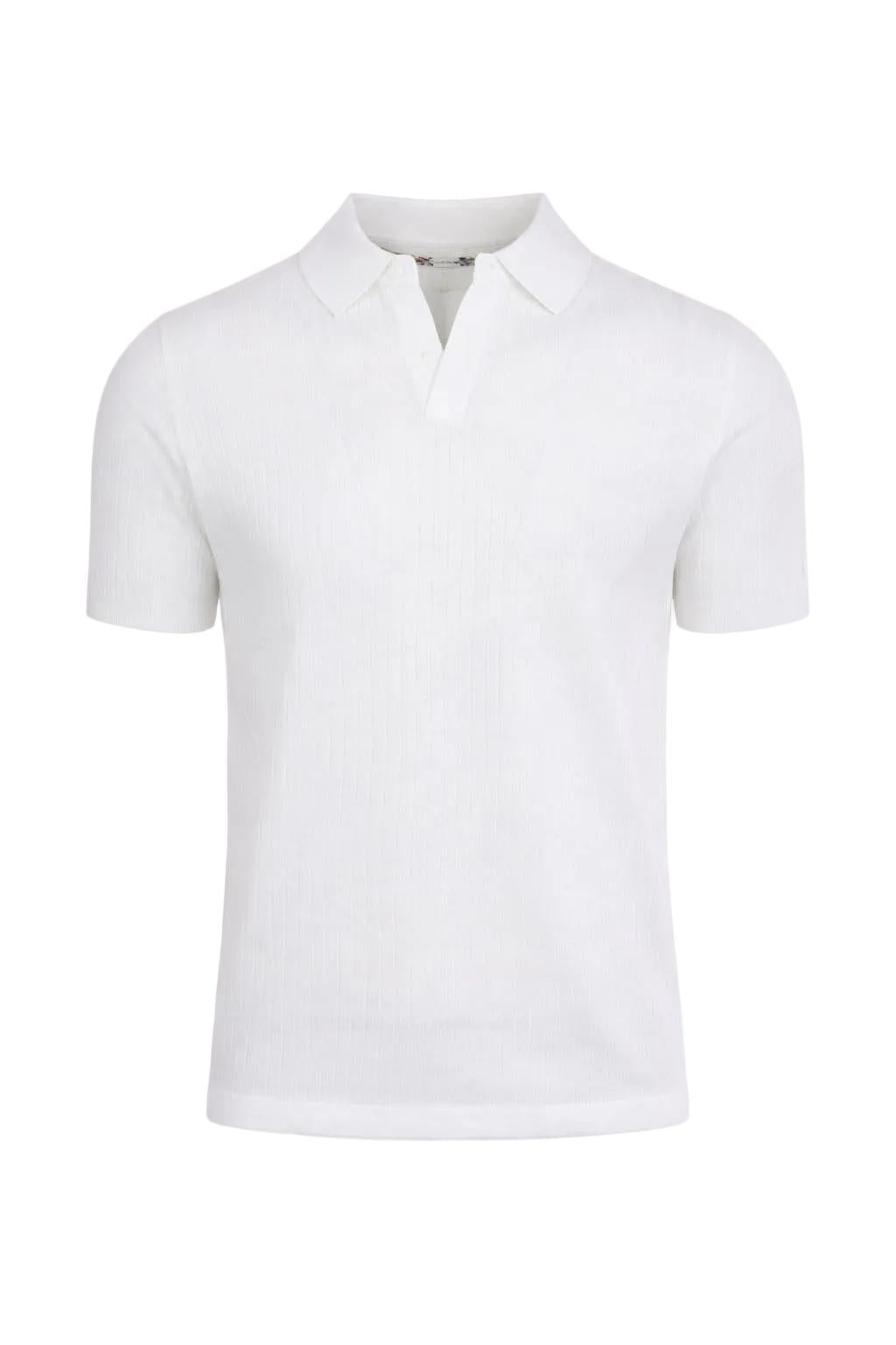 Polo Uomo Cotone Lino Tennis Righe 