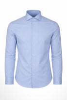 Camicia Uomo Tinta Unita in Cotone Stretch 