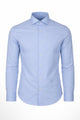 Camicia Uomo Tinta Unita in Cotone Stretch