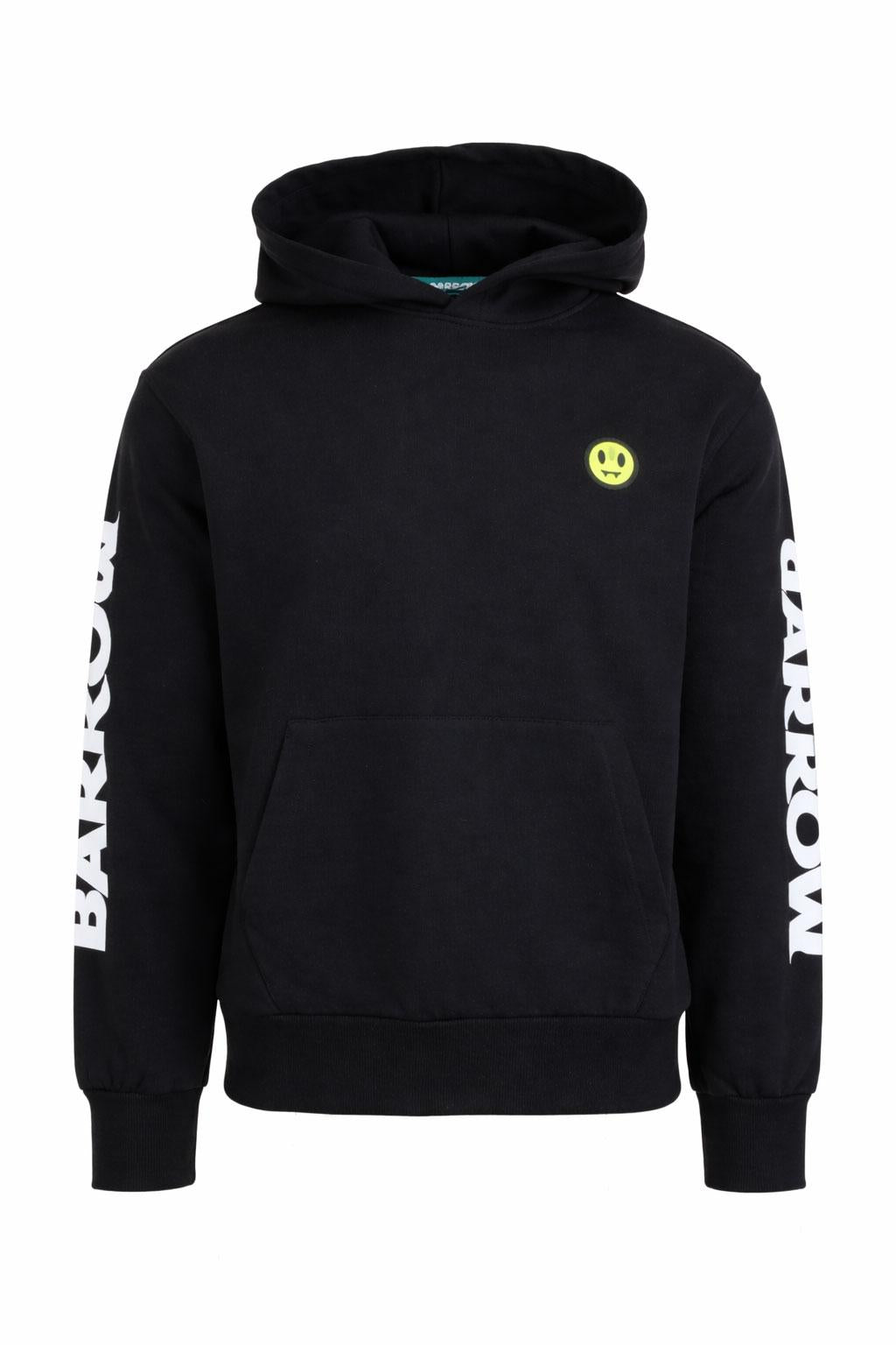 Felpa iconic con cappuccio e lettering lungo le maniche 