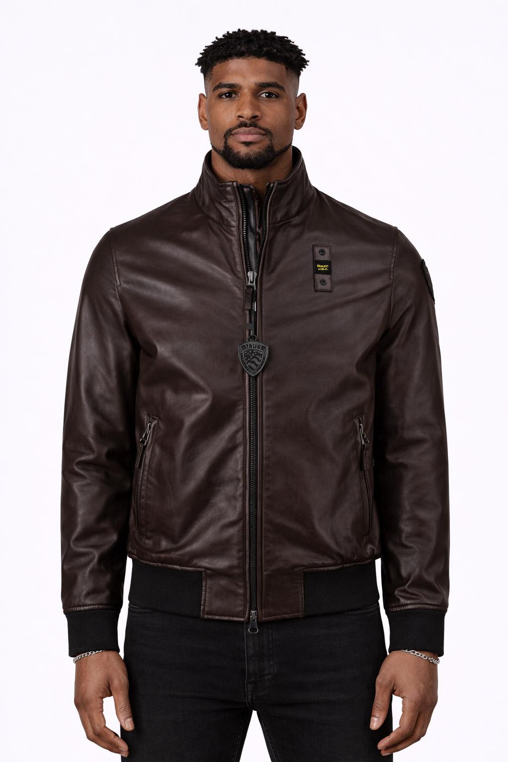 Giubbino Bomber Uomo in pelle CONISTON 