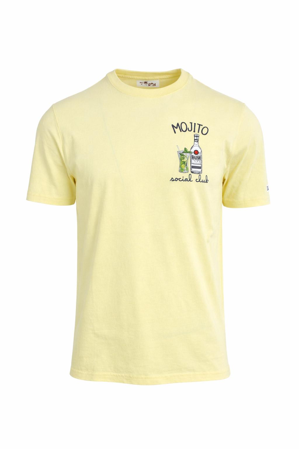 T-shirt uomo ricamo Mojito Social Club in cotone 