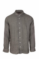Camicia manica lunga lino lavato 