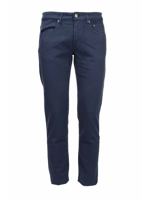 Pantalone 5 tasche cotone stretch microquadro Siviglia | Pantaloni | NQ20010860178634