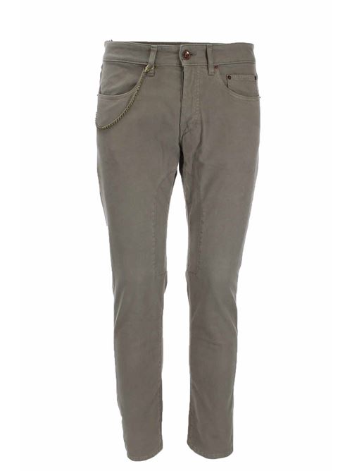 Pantalone 5 tasche in cotone con toppa Siviglia | Pantaloni | PQ20C7PC0245282