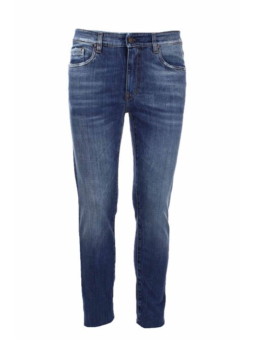Jeans denim 5 tasche used Teleriazed | Jeans | COBRAF17E12AW728