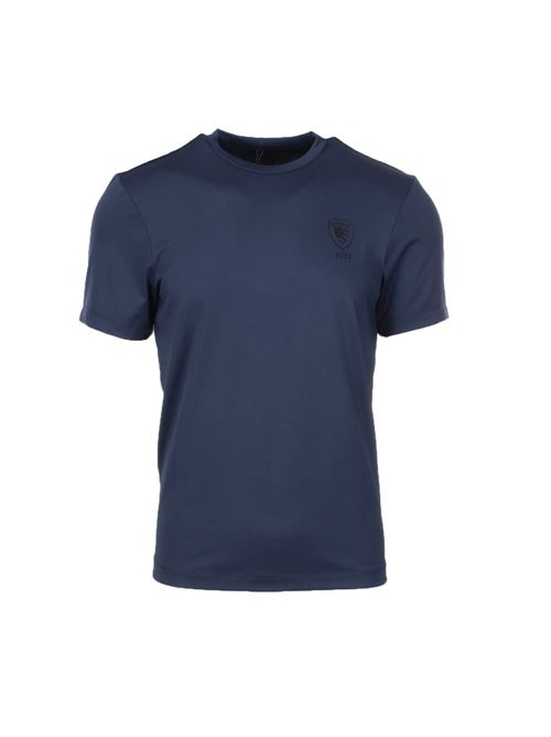 T-shirt half sleeve in technical fabric. BLAUER | T-Shirt | BLUH02187006521888