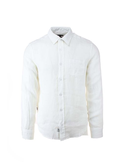 Camicia in lino manica lunga BLAUER | Camicie | BLUS01343005999100