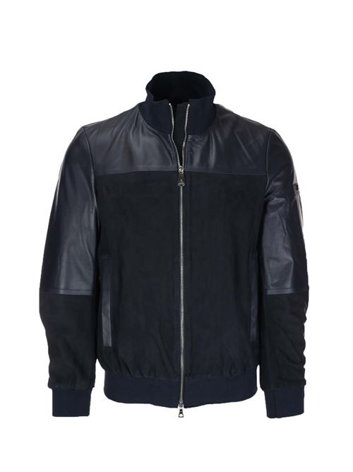 POZ leather and reindeer bomber jacket Peuterey | Leather Jackets | POZBMAT215