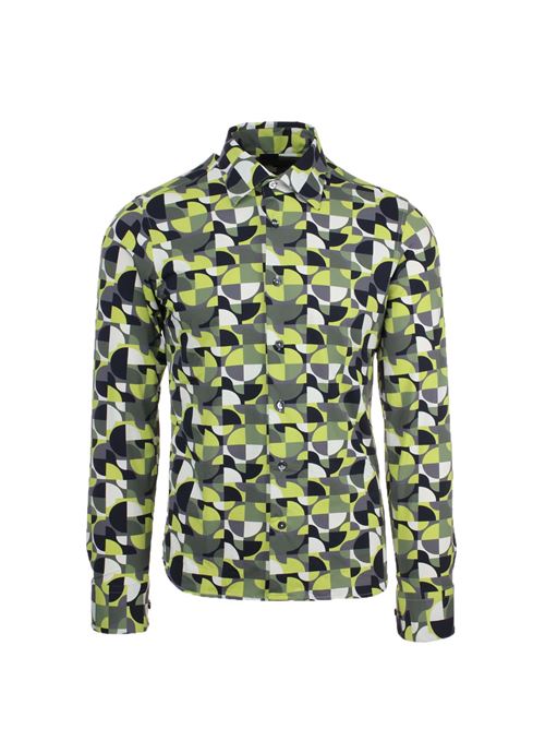 Camicia in tessuto tecnico fantasia RRD PrestigeModaUomo