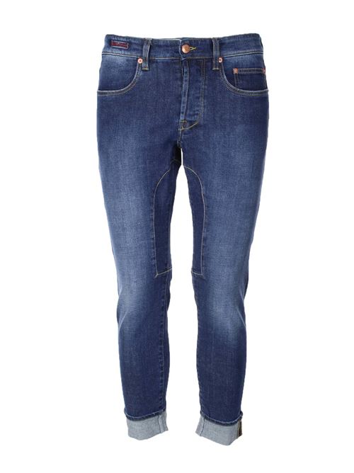 Jeans denim 5 tasche con toppe Siviglia | Jeans | QQ20C7JD0083MB700
