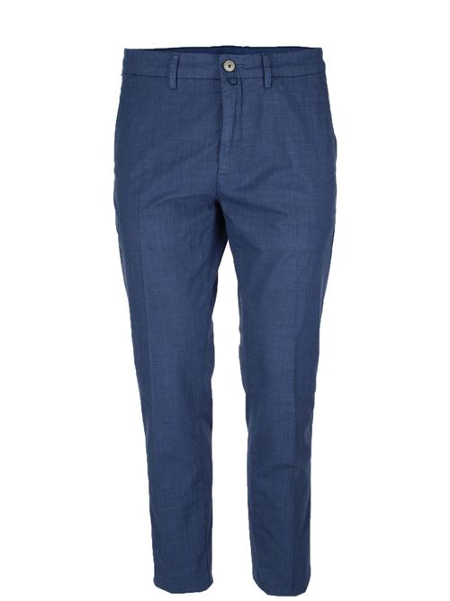 American pocket chinos in cotton and linen Siviglia | Trousers | QQ2108C0212625