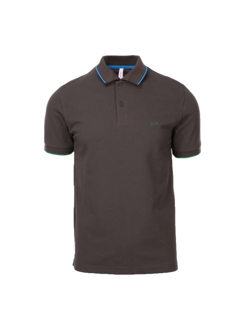 Half-sleeve polo shirt with contrasting profiles SUN68 | Polo Shirt | A3311108