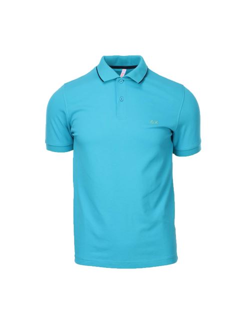 Half-sleeve polo shirt with contrasting profiles SUN68 | Polo Shirt | A3311194