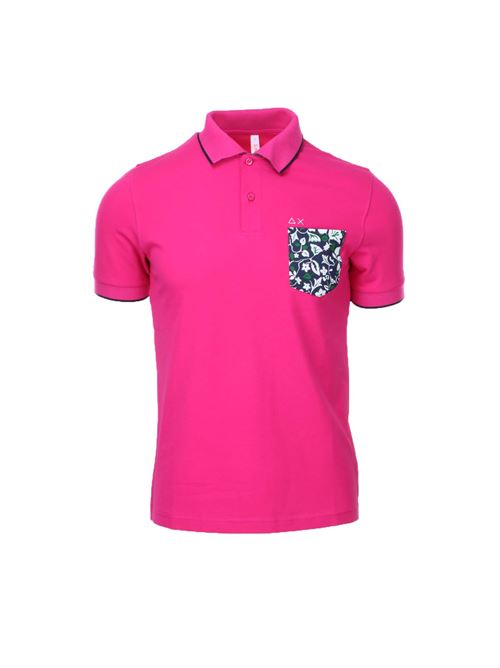 Sun68 half sleeve polo shirt with breast pocket SUN68 | Polo Shirt | A3312720