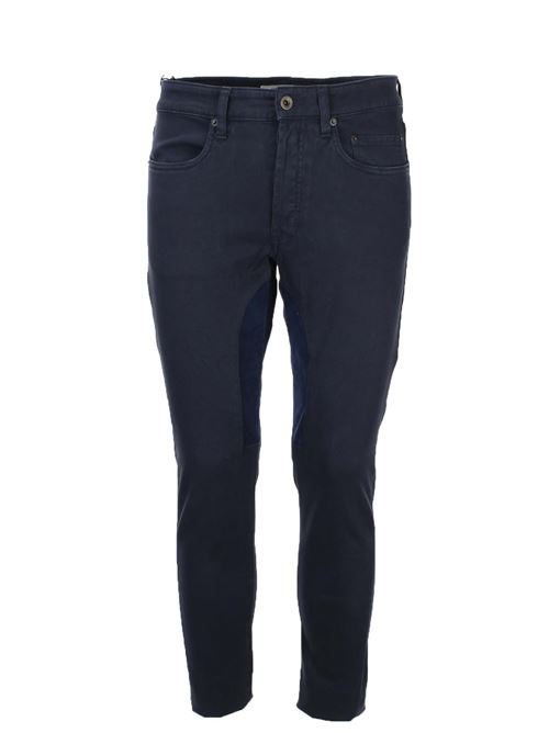 Pantalone con toppa in alcantara Siviglia | Jeans | NIDASTOREC246T0457