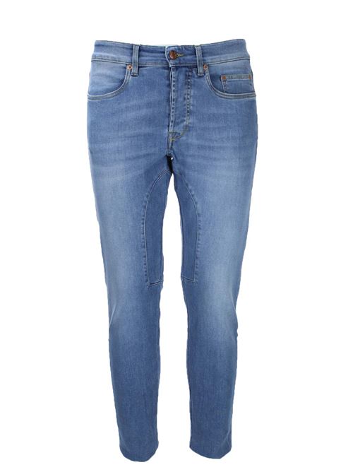 Jeans denim 5 tasche con toppe in tinta Siviglia | Jeans | NIDASTOREJD0097QB