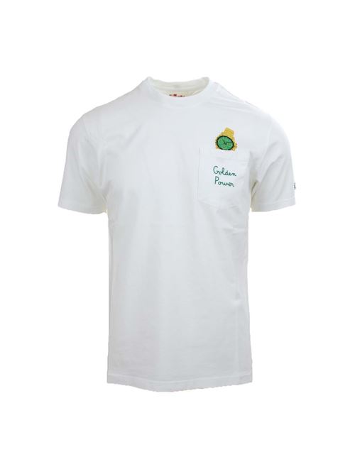 T-shirt SaintBarth con taschino Orologio Golden Power Saint Barth MC2 | TShirt | AUS102517H01