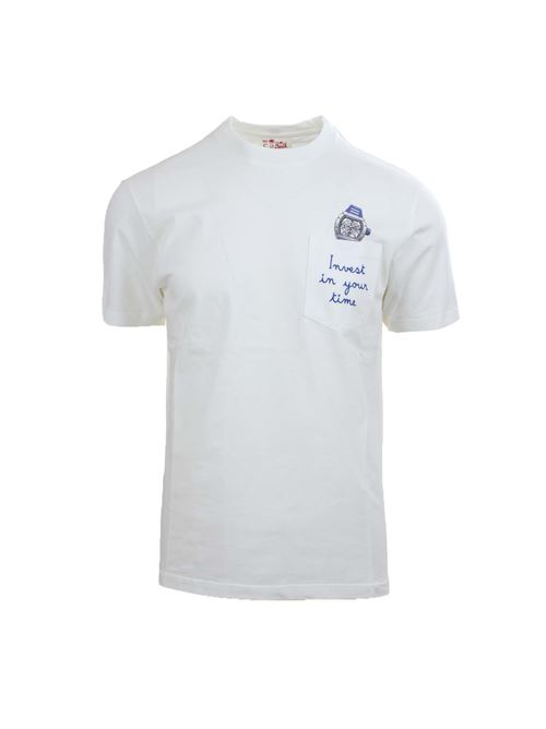 T-shirt SaintBarth con taschino Invest in your Time Saint Barth MC2 | TShirt | AUS102519H0101