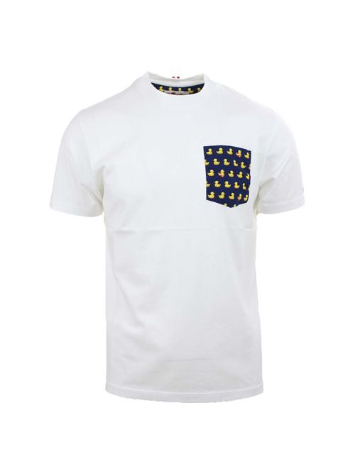 T-shirt mezza manica con taschino papere Saint Barth MC2 | TShirt | BLA103099H61