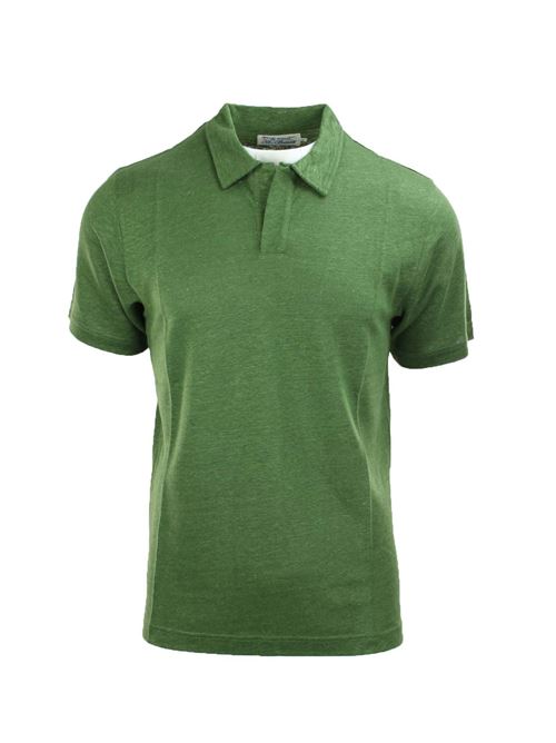 Polo mezza manica in lino Fraser Saint Barth MC2 | Polo | FRS00151H52