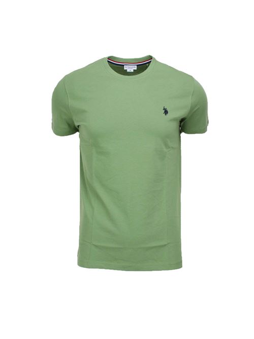 T-shirt mezza manica in cotone con logo US Polo Assn | TShirt | 5400400148148