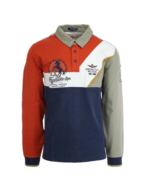 Grosseto Air Base long-sleeve polo shirt Aeronautica Militare | Polo Shirt | PO1888J0070394682 Grosseto Air Base long-sleeve polo shirt Aeronautica Militare | Polo Shirt | PO1888J0070394682