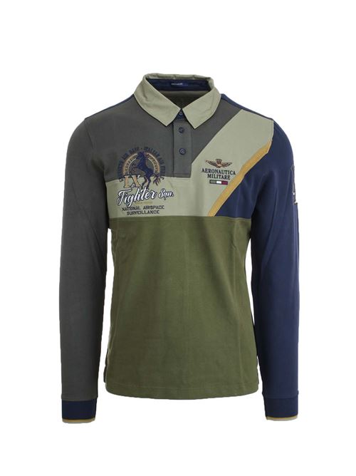 Grosseto Air Base long-sleeve polo shirt Aeronautica Militare | Polo Shirt | PO1888J0070394683 Grosseto Air Base long-sleeve polo shirt Aeronautica Militare | Polo Shirt | PO1888J0070394683