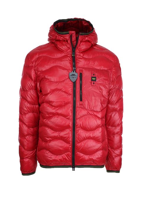 Piumino a onde con cappuccio WAVE BLAUER | Giubbotti & Piumini | BLUC03074006355552