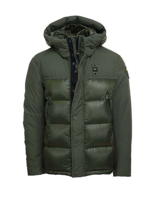Piumino con cappuccio bitessuto BROOK BLAUER | Giubbotti & Piumini | BLUC03143006355670