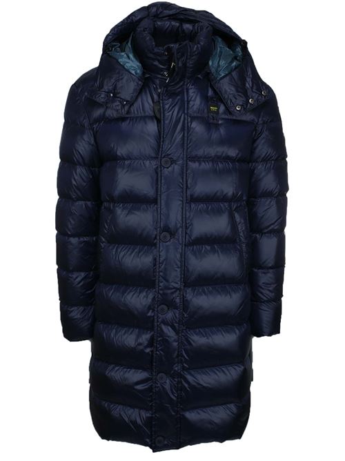 Piumino lungo con cappuccio estraibile CARVER BLAUER | Cappotti & Parka | BLUK03147007285888