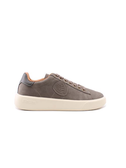 Scarpe Sneaker in pelle con scudetto Buck01 BLAUER | Sneakers | F5BUCK01NUBTAU/MIL