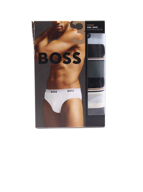 Slip intimo in cotone elasicizzato confezione da tre BOSS | Intimo | BRIEF3P1681963