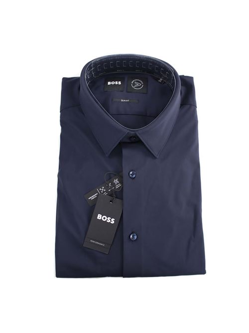 Camicia manica lunga in tessuto tecnico BOSS | Camicie | PHANK3554404